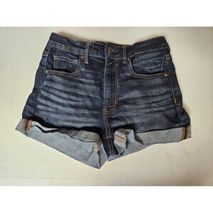 American Eagle Denim Shorts Hi Rise Size 6